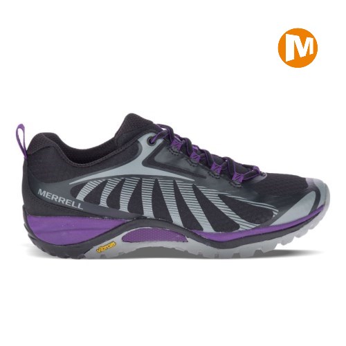Merrell Siren Edge 3 Wanderschuhe Damen Schwarz/Lila [DE-KZRBW]